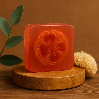 Rose Loofah Soap